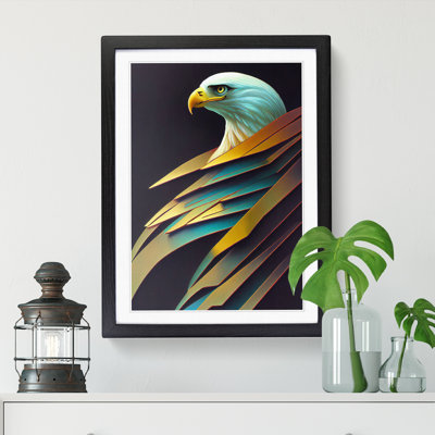 Walston Eagle Futuristic - Picture Frame Print
