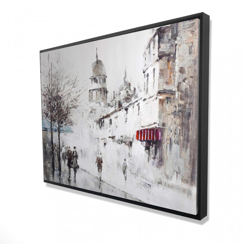 «Gray City Street», reproduction sur toile
