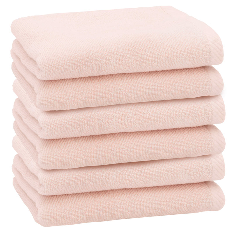  Turkish Cotton Fingertip Towel, Blush