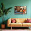 Casino Gang Colorful Retro Surreal Wall Art Print by Dikhotomy - Wrapped Canvas Print-1579277918