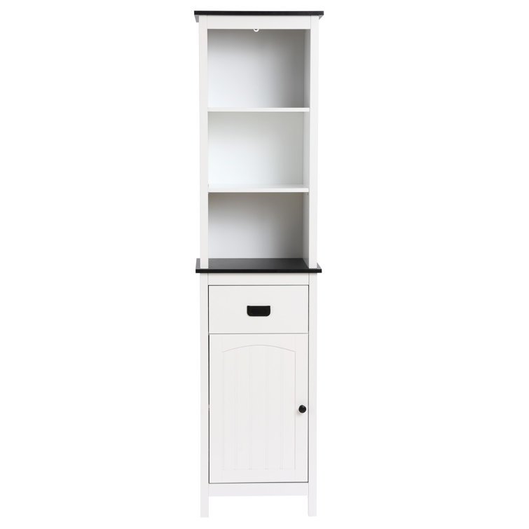 Ebern Designs Calianna Linen Tower Bathroom Cabinet & Reviews