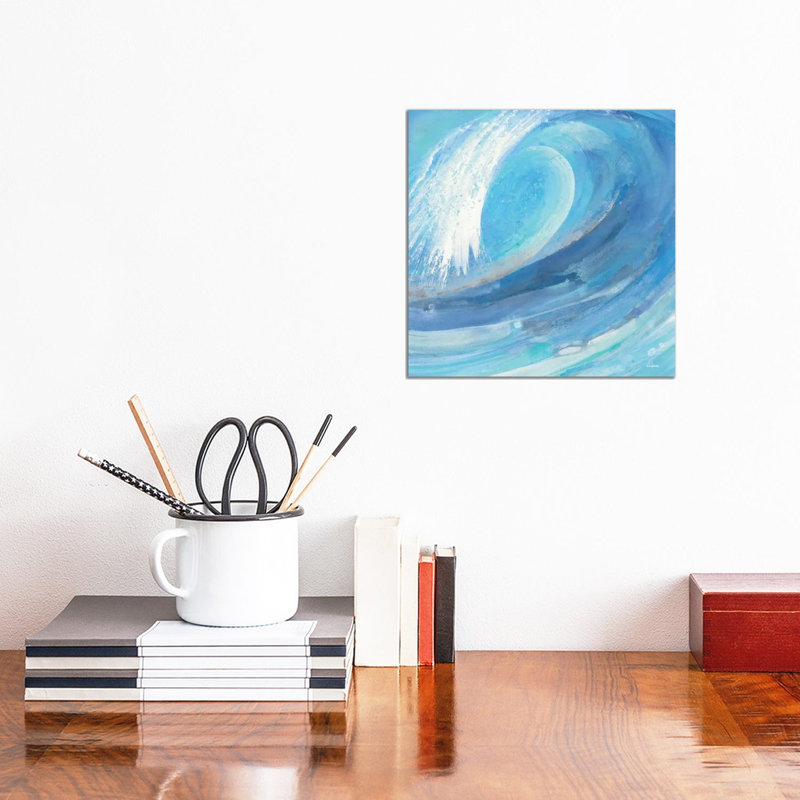Surf's Up by Albena Hristova - Gallery-Wrapped Canvas Giclée on Canvas, 66.04 cm H x 66.04 cm W x 3.175 cm D, Wrapped Canvas