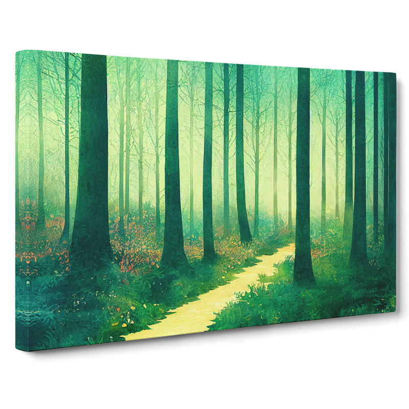 Forest Path Vol.1 - Wrapped Canvas, 35cm H x 50cm W x 3cm D