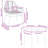 Garden Dining Set Brown And Black-816682853-816682854