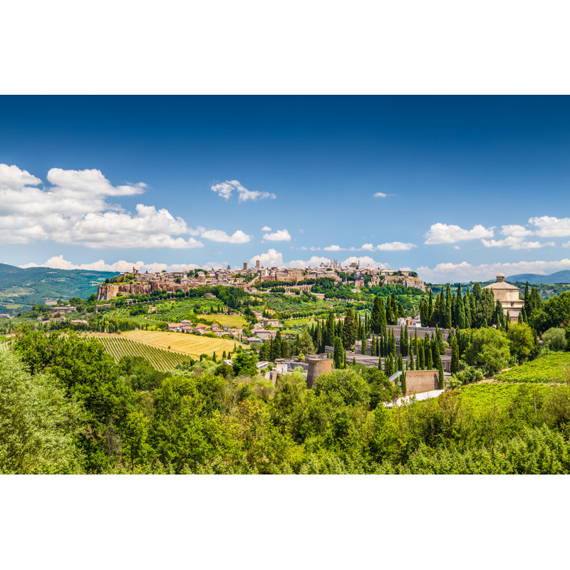 Northfleet Old Town Of Orvieto by Bluejayphoto - Wrapped Canvas Print, 51cm H x 76cm W x 3.8cm D