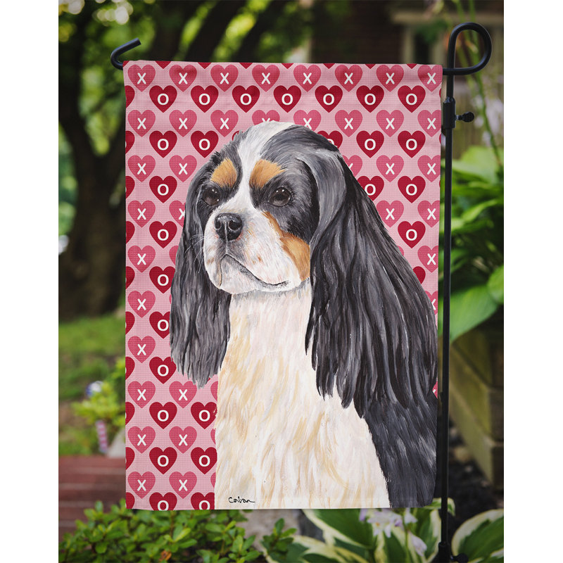 Drapeau de jardin Varastad, Épagneul cavalier King Charles 2