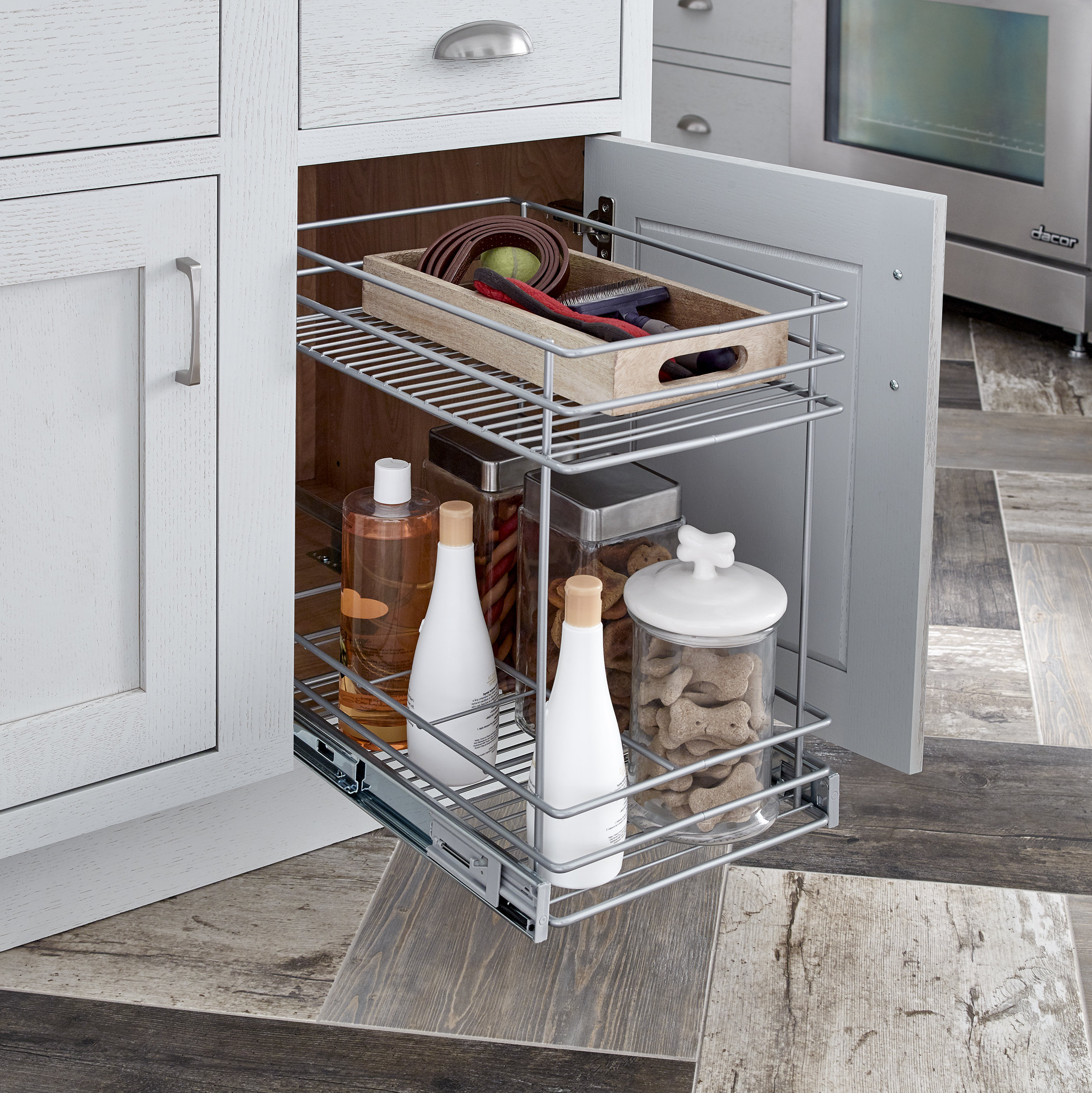 ClosetMaid 14 in. W 2-Tier Ventilated Wire Sliding Cabinet