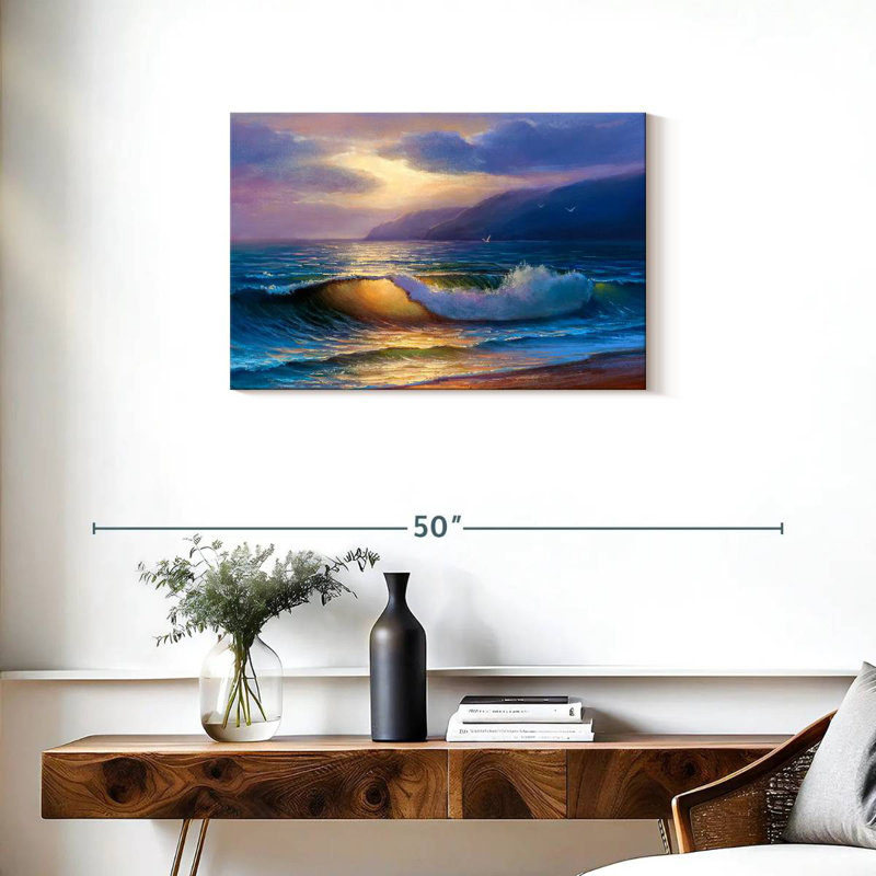 Waves On Gillard, 20'' H x 30'' W