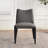 21" Wide Modern No Assembly Top-grain Genuine Leather Upholstered Dining Chair (Set of 2)-975791169-982343444