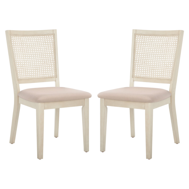 Troxel 18.90'' H Upholstered Armchair, White Washed, Beige