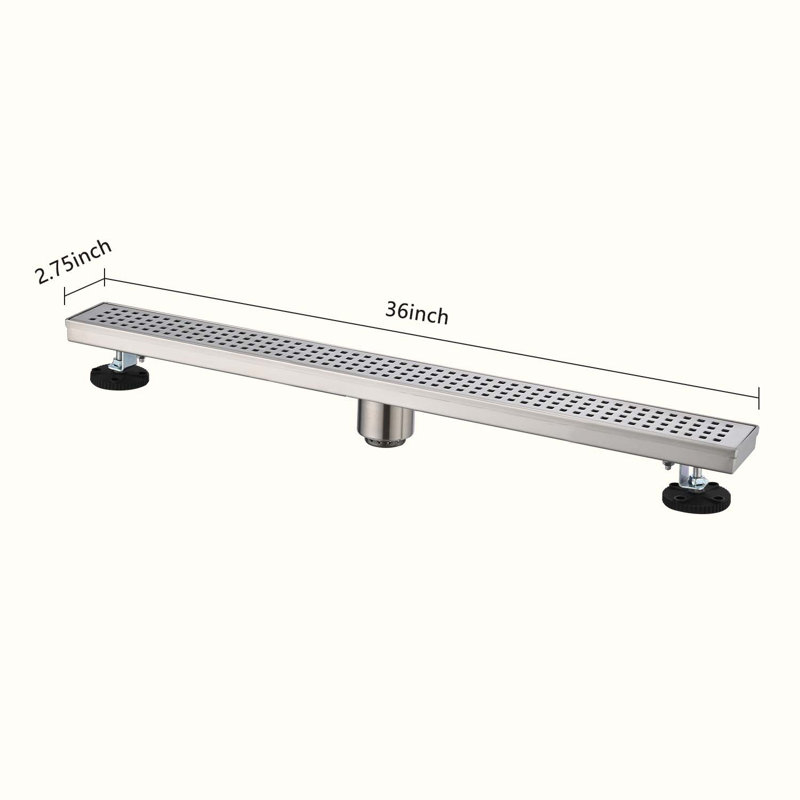 36'' W Linear Grid, Brushed Nickel