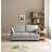 65'' Upholstered Loveseat Sofa