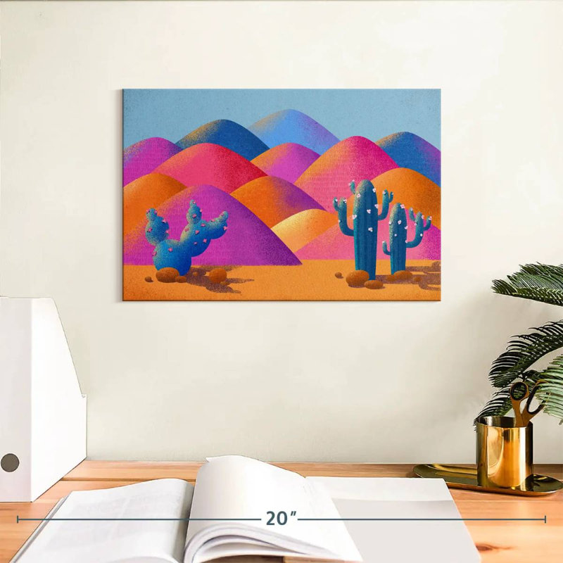 Harnek, désert vibrant de cactus Saguaro, H 8 po x l 12 po