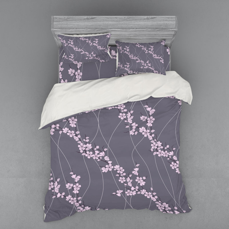 Eclectic Floral Duvet Cover, Queen Duvet Cover + 3 Additional Pieces