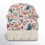 Fauteuil demi-tonneau en coton avec accoudoirs roulés encastrés et pieds en bois massif Callie-237449550-237449548