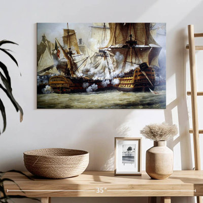 Scene Of The Battle Of Trafalgar