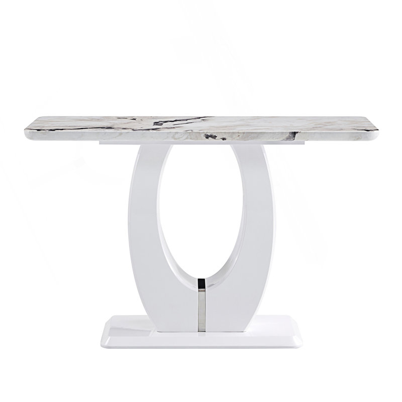 Table de bar rectangulaire moderne et simple brillant