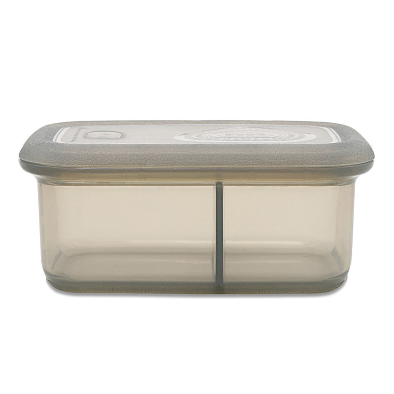 Verre en silicone 23,6 oz Contenant alimentaire, Gris