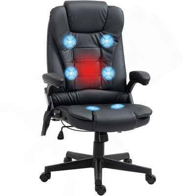 High-Back Vibration Massage Chair, Heating Office Chair