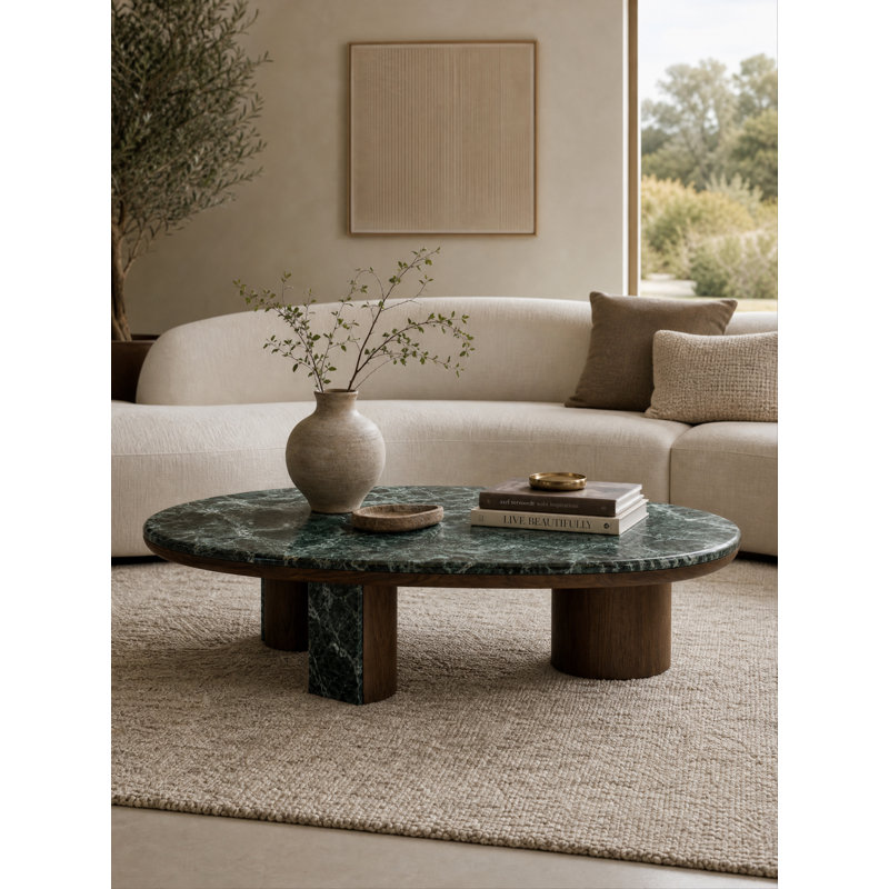Table basse Canyon Marble, Green