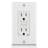 Leviton SmartlockPro 15 Amp 125 Volt Duplex Watthite AFCI Outlet 5-15R 1 Pack