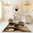 Swirled Pattern Area Rug, Soft And Lightweight, Suitable For All Seasons, Easy To Maintain And Easy To Clean, Machine Washable Carpet Floor Mat, Suitable For Living Room, Bedroom, Hallway, Balcony, Patio, Room Decor, Home Decor, Outdoor Decor-1389935537
