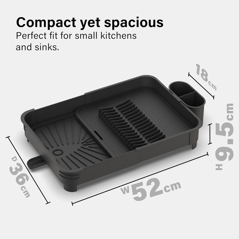 Ambrosina  Plastic Standard Drying Rack, Anthracite