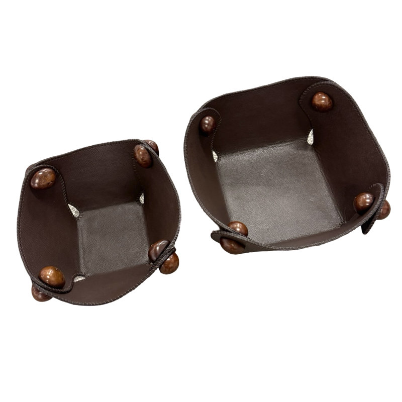Leather And Tagus Basket
