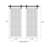 Modern Double Barn Door 48 x 84 inches Ego 5010 Painted White Oak 13FT Rail Track Set Solid Panel Interior Doors-99701628-99701626