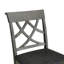 Ensemble de table de salle à manger en bois massif 5 pièces, table avec support à vin incurvé et 4 chaises rembourrées-693410728-693410735