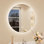 Miroir rond de salle de bain rétro éclairé sans cadre Adorna
