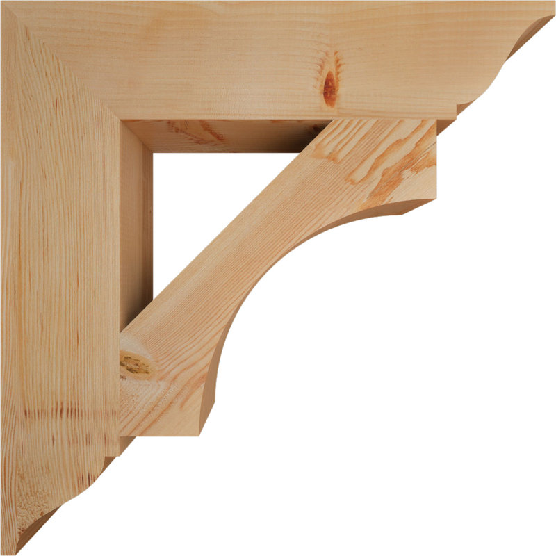 Support traditionnel Westlake, Lisse, H 28 po x l 5,5 po x P 28 po, Douglas