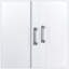 Tablette réglable pour armoire de salle de bain haute à deux portes-121088077