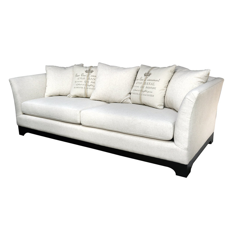 Pauleta Alaleh Transitional Sofa with Pillows
