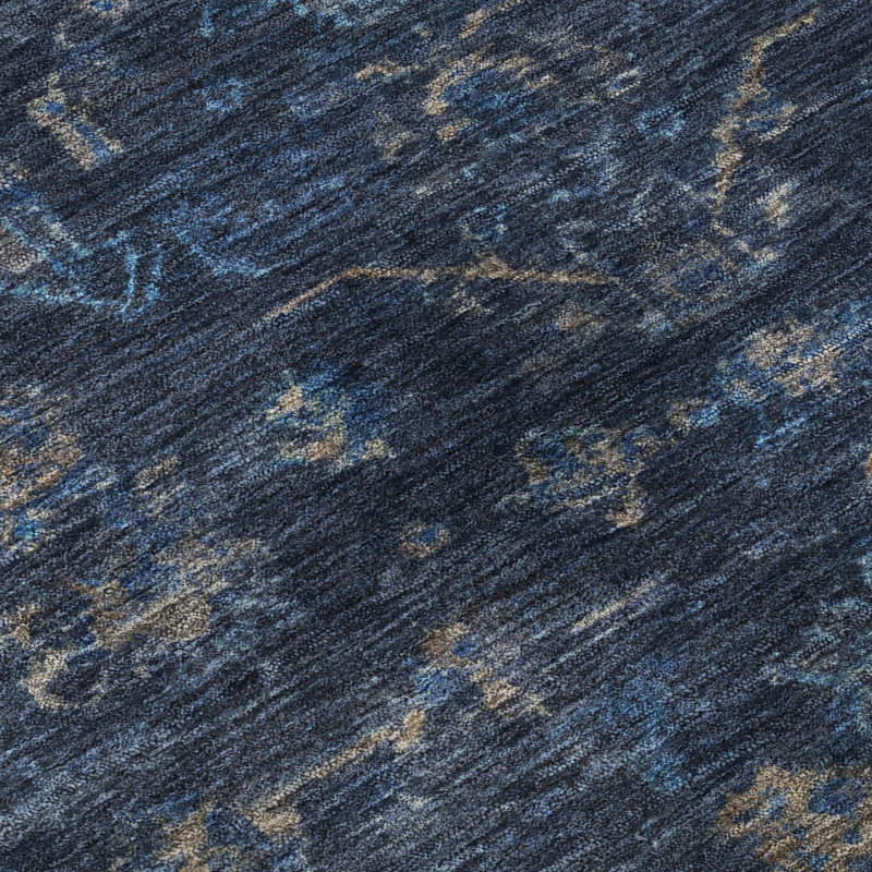 Tapis de qualité supérieure lavable à la machine Mayfield Global, Marine, 8 pi x 10 pi