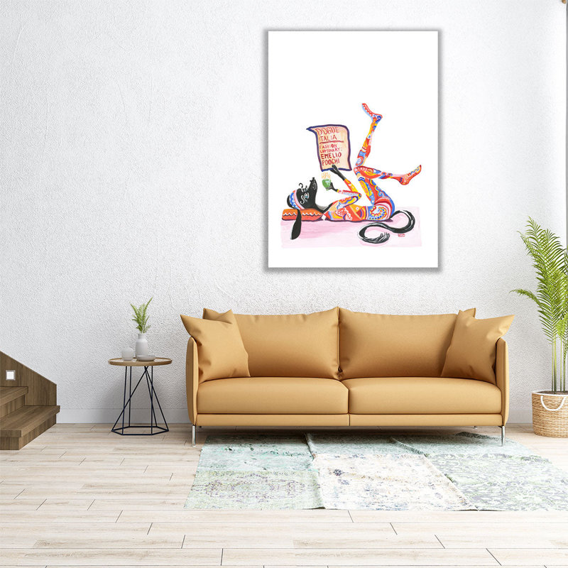 Contessa Baci - reproduction d'art sur toile, H 40 po x l 30 po