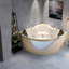 Baignoire et tourbillon de salle de bain Modern