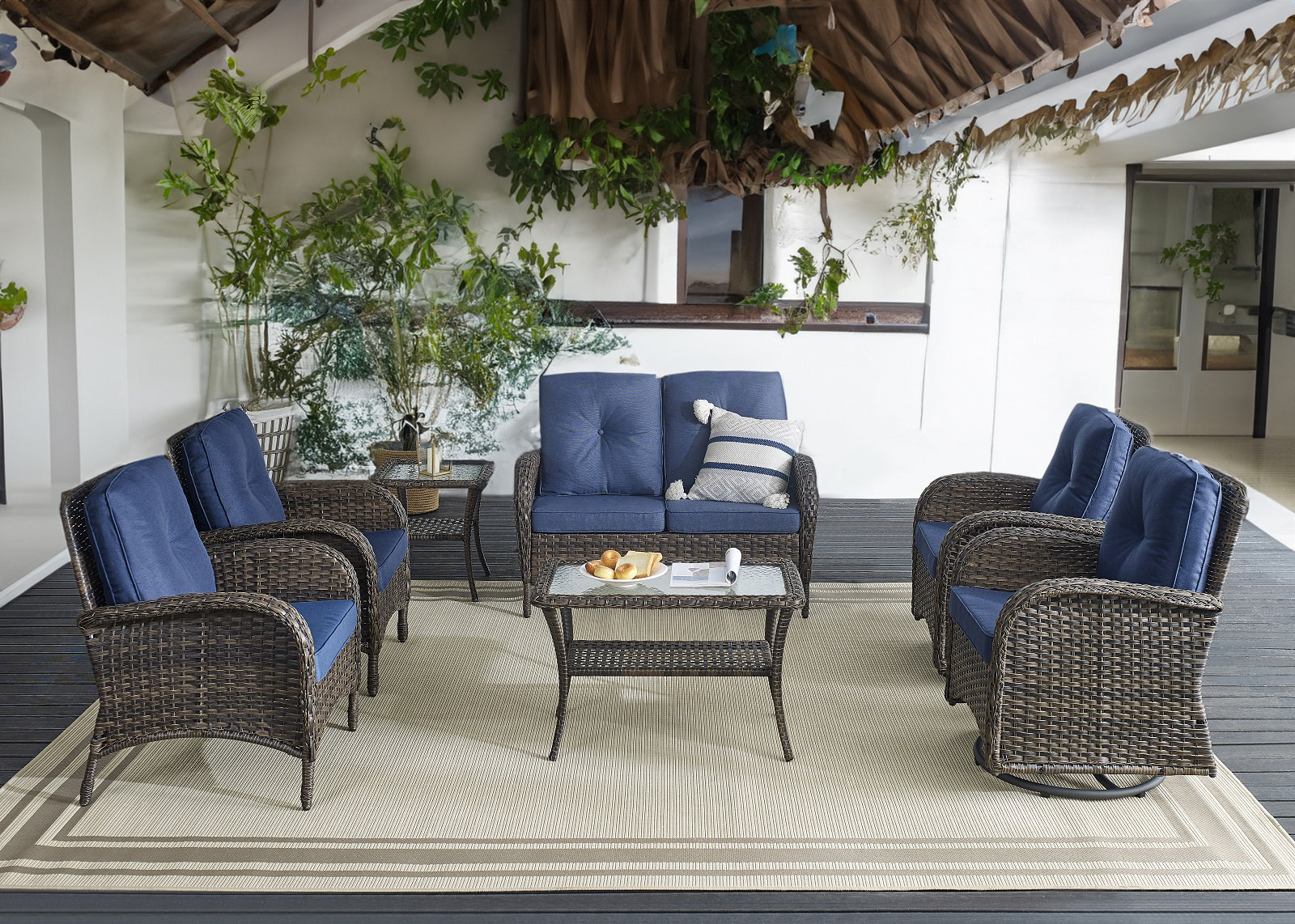 Patio Conversation Set Glenn Hill Patio Furniture Replacement