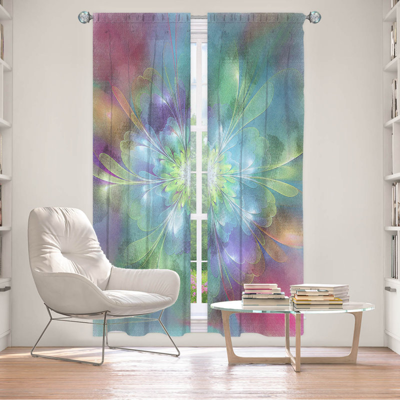 Paire de rideaux obscurcissant en polyester Elette, L 20 po x L 82 po