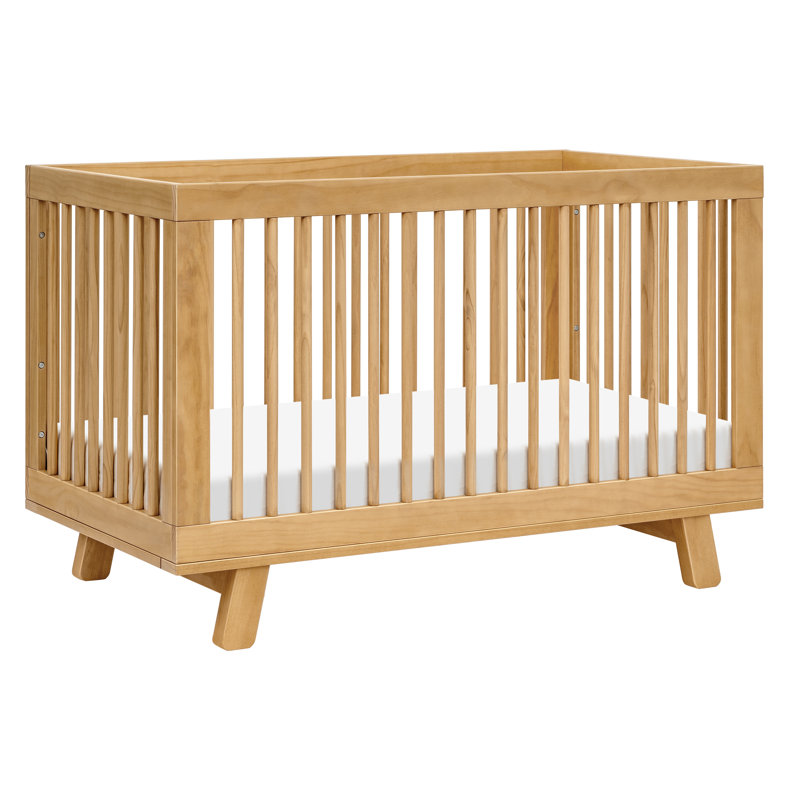 Hudson 3-in-1 Convertible Crib, Honey