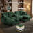 Modern U-Shaped Sectional Sofa with Storage Ottomans, Cup Holders & USB Ports, 116.9in-1881051570