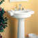 American Standard Retrospect 19.75'' White Ceramic U-Shaped Bathroom Sink with Overflow
