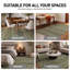 Tapis d'intérieur Vertical Dash vert sauge tissé à la machine, doux et moelleux, à hauteur variable.-1072848006-1072848000