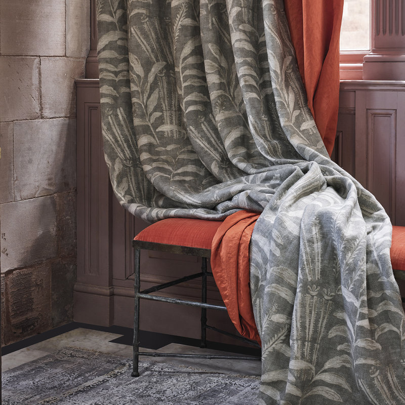 Highclere Fabric, Zinc