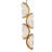 Integrated LED 8" Brass Modern Mini Pendant with Handmade Textured Glass for Kitchen Island Entryway Island Hallway-1094432611
