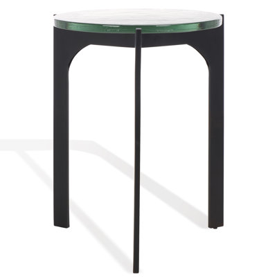 Bethine Glass Top End Table