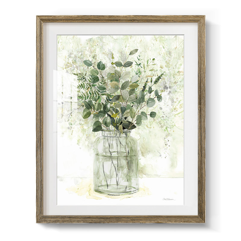 «Neutral Spring I», reproduction encadrée, Oui, Papier avec cadre noyer
