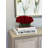 Roses Arranged in Glass Vase-730340669