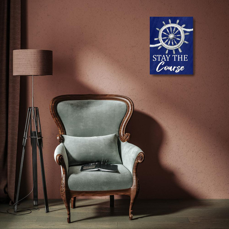 "Breakwater Bay Allen", art sur toile tendue par Kimberly Gallery: Stay the Course, H 18 po x l 15 po
