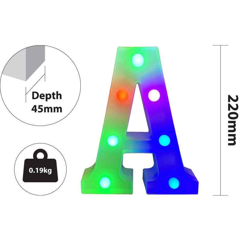 Cesarea 22 cm H LED Sign